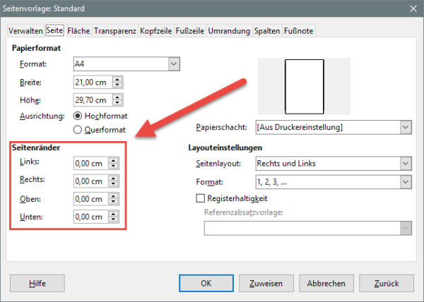 Hintergrundbild in LibreOffice einfügen › Office-Tipps & Tools