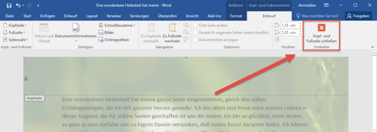 Hintergrundbild in Word 2016 einf 252 gen Office Tipps amp Tools